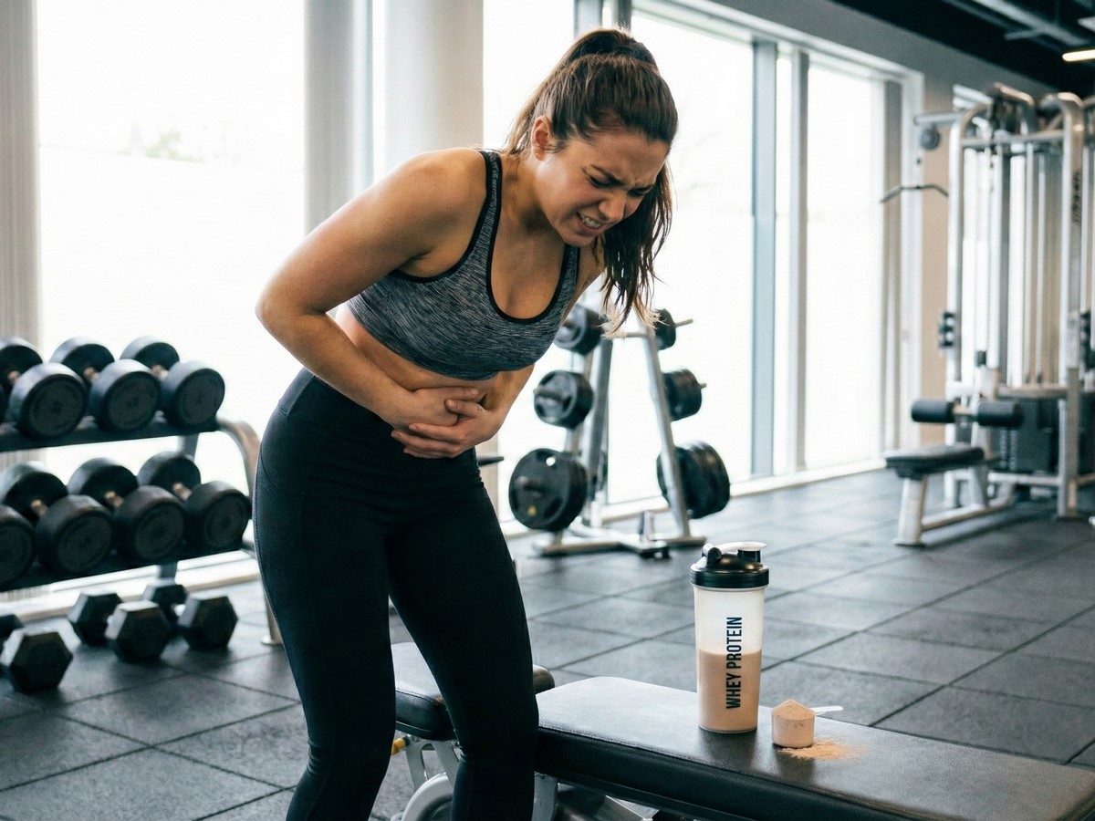 Uống Whey bị đau bụng, tiêu chảy do không dung nạp Lactose