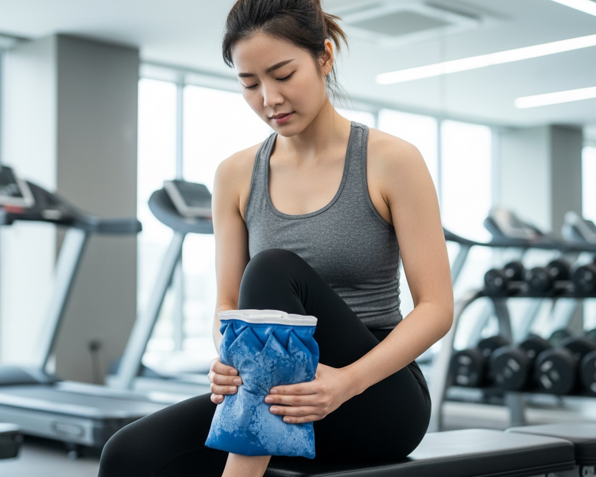 Phương pháp chườm lạnh giảm sưng đau khi bị chấn thương thể thao