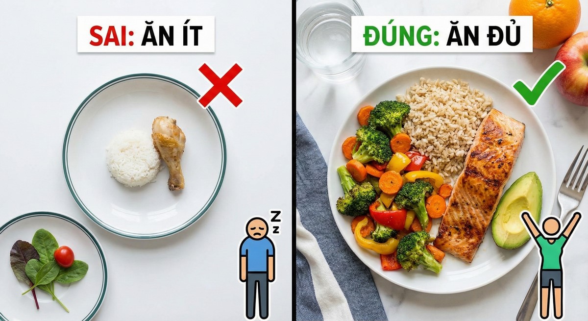 Các sai lầm về dinh dưỡng khi tập gym.