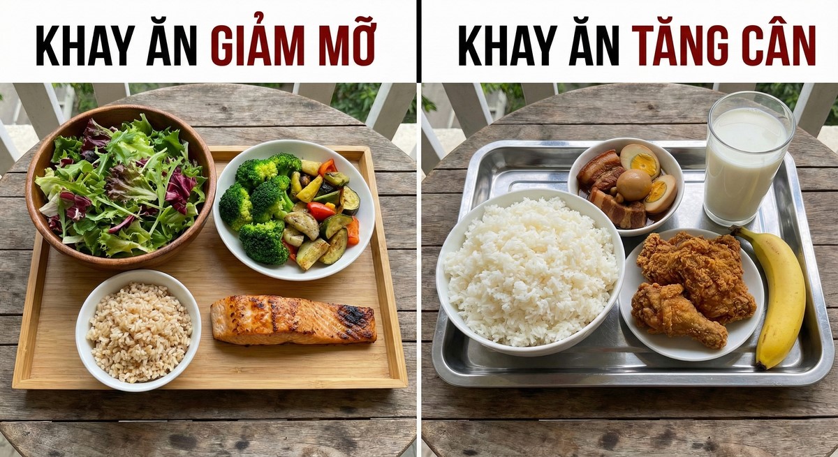 Thực đơn mẫu cho nữ tập gym.